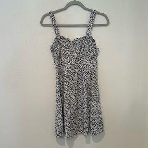 Mini flower print dress